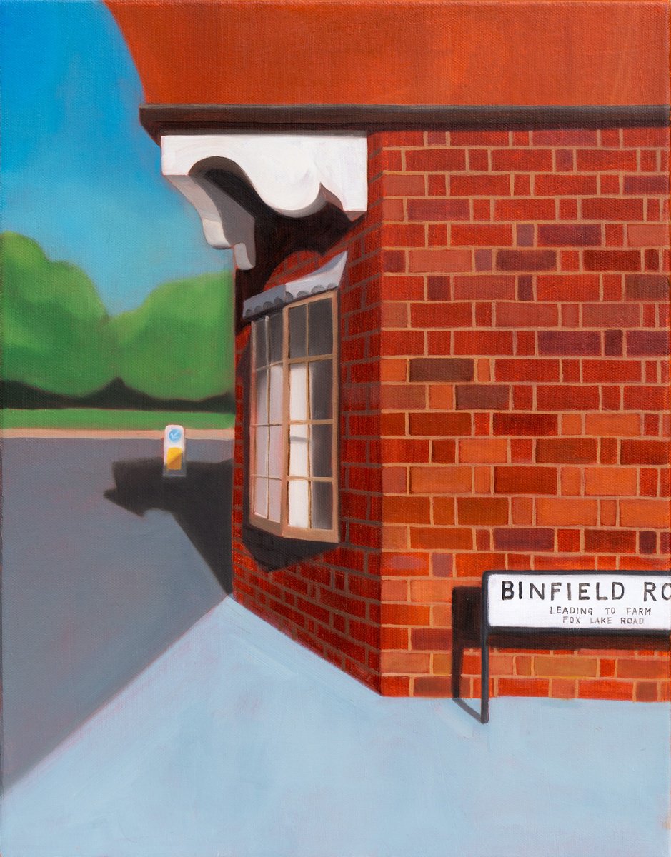 Photorealistic Oil Painting , Binfield Bakery By Ara Youn, 14 X 18, Artwork For Sale On Artfinder