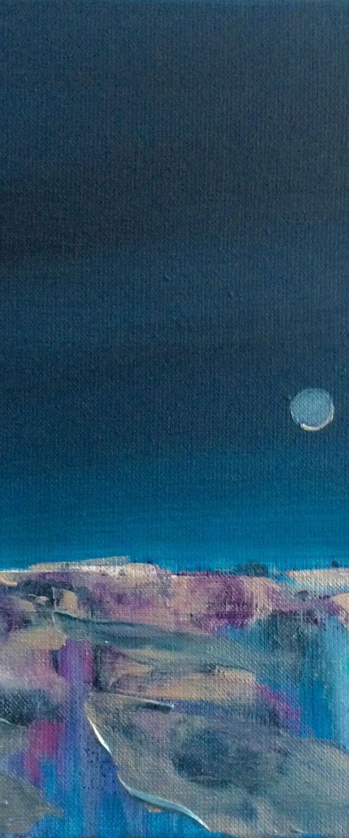 Silver Dream - Abstract Seascape by Gesa Reuter