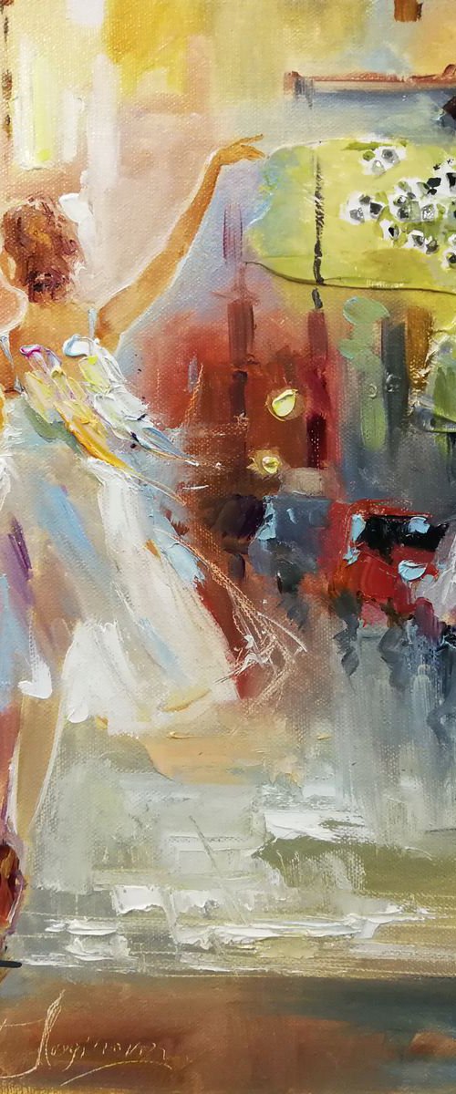Town light - dyptich by Annet Loginova