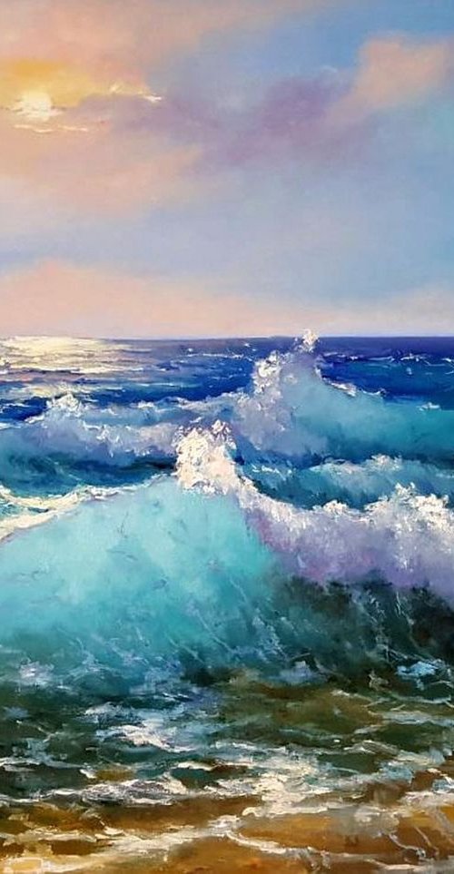 Sunrise over the sea by Olga Egorov