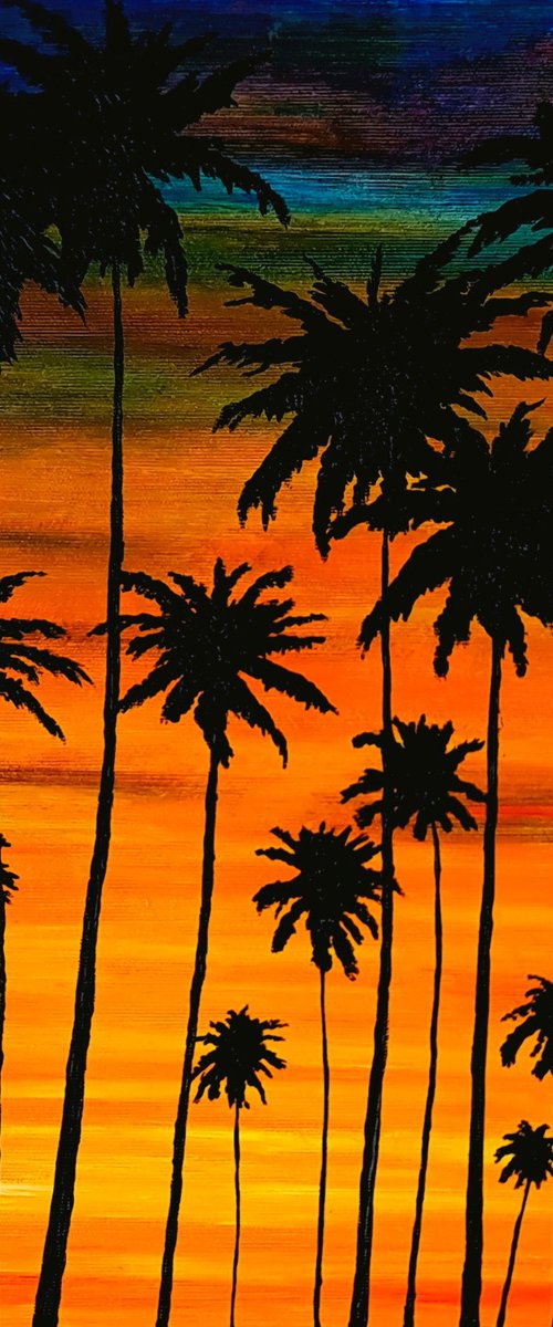 Palm trees by Daniel Urbaník