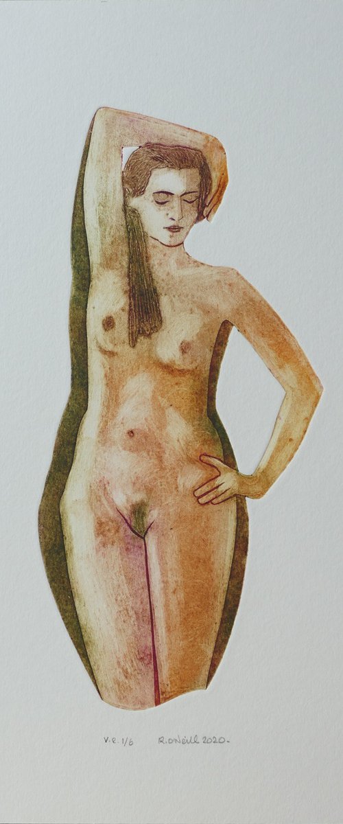 Victoria standing female nude x 6 variations by Rory O’Neill