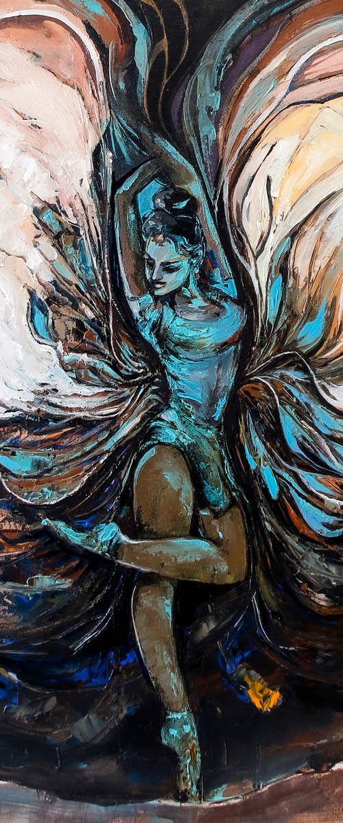 Angel Wings- Acrylic painting by ARTIST GURDISH PANNU