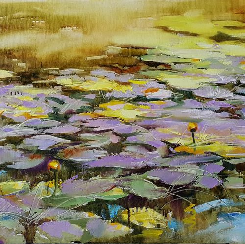 Sunlight on the pond by Viktoria Lapteva