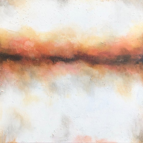 abstract sunsetting (80 x 80 cm) Dee Brown Artworks