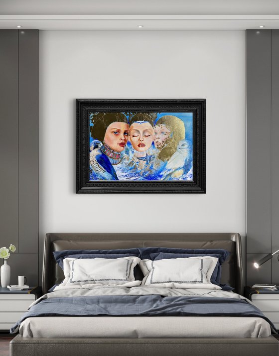 Symbolic Female Portrait States of Soul