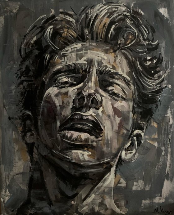 Large male portrait of Manurios