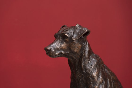 'Missy' Jack Russell sculpture