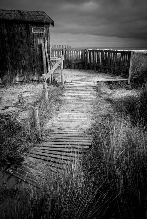The Approach to Wardens Hut - Beadnell  NorthumberLand by Stephen Hodgetts Photography