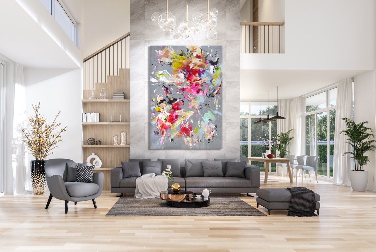  Night Swimming By Kirsten Handelmann, 60 X 83, Artwork For Sale On Artfinder
