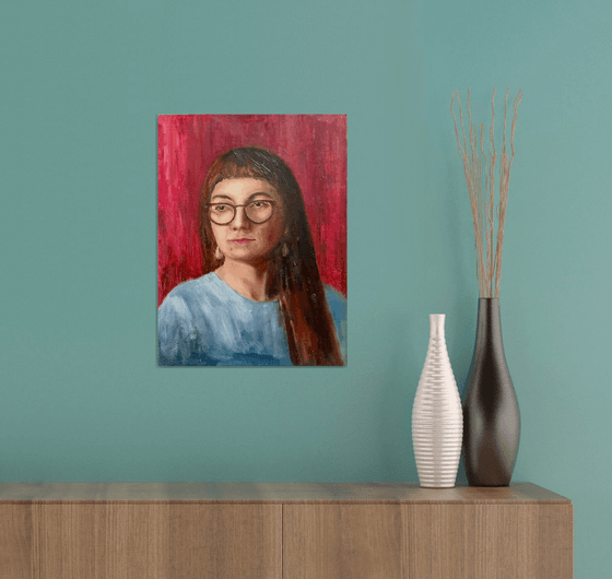 Portrait of a young lady