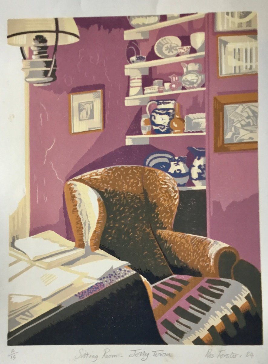 Sitting room Jolly Town by Rosalind Forster