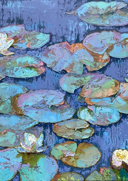 Water lilies. by Andriy Vutyanov