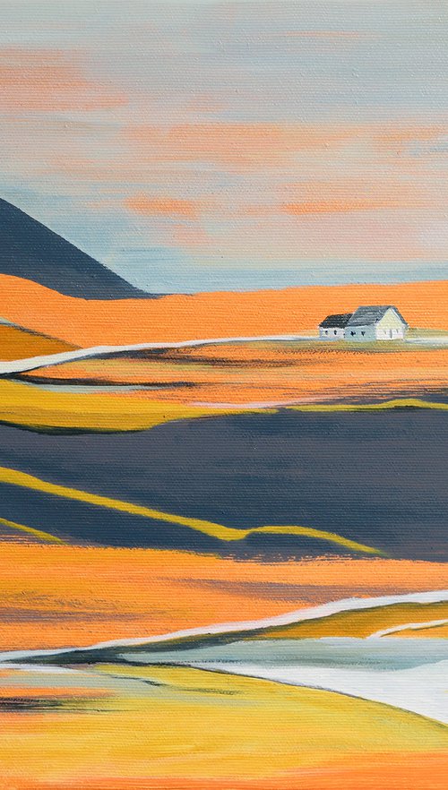 Houses on the Prairie by Aniko Hencz
