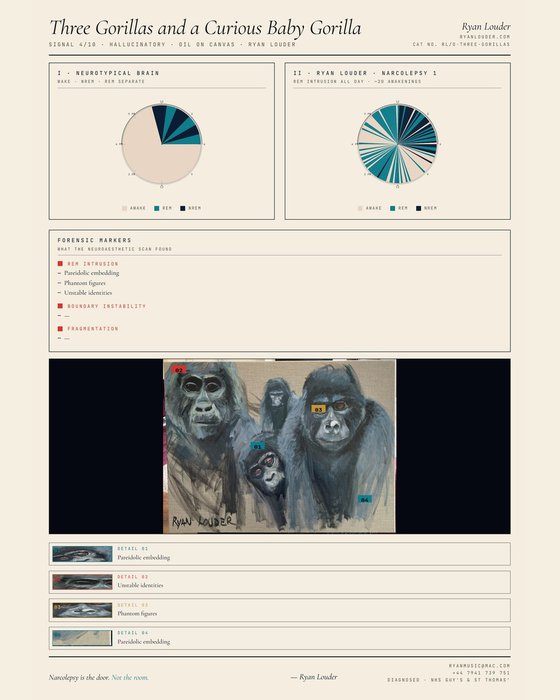 Three Gorillas And A Curiou...