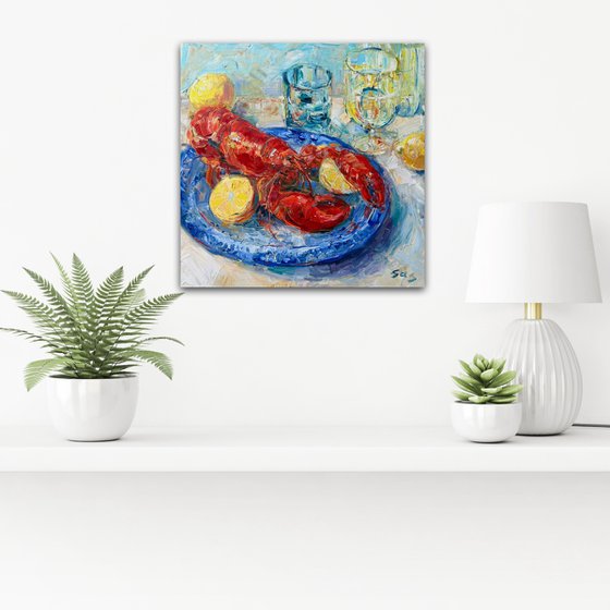 Still life with lobster