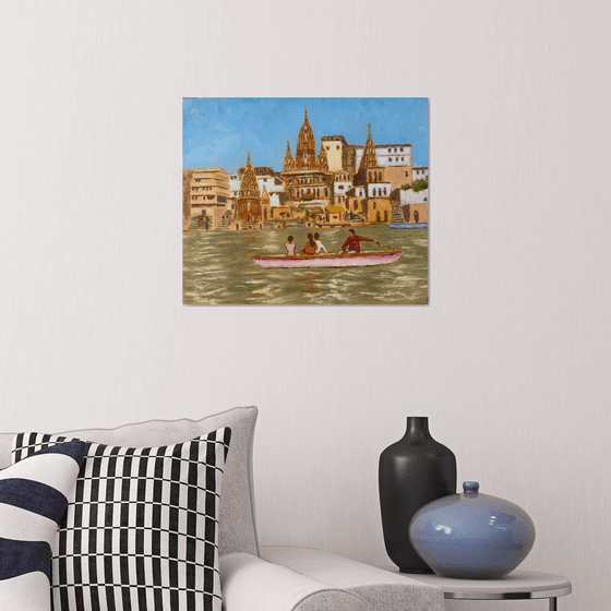 Benaras - Temples at Manikarnika Ghat