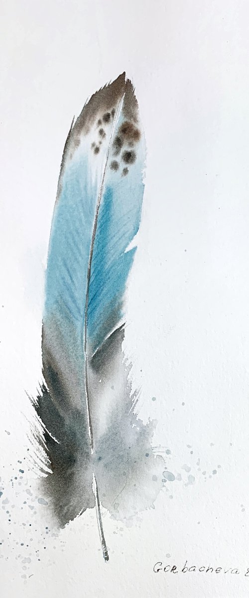 One feather #2 by Eugenia Gorbacheva