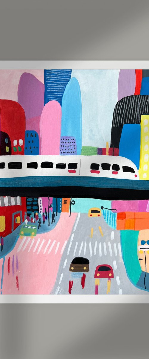 Bold Colorful Streets by Sasha Robinson