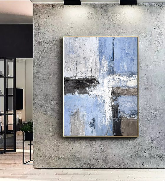 Still Point of Light. cool blue textures