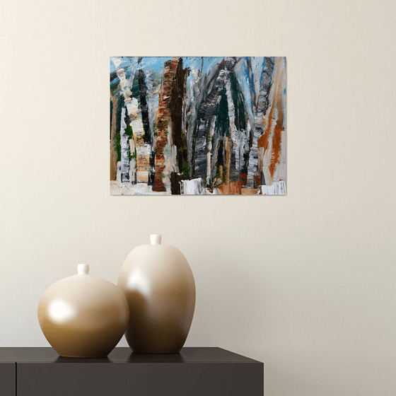 Winter Birch Trees