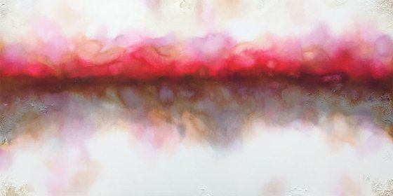 burning reds (140 x 70 cm)