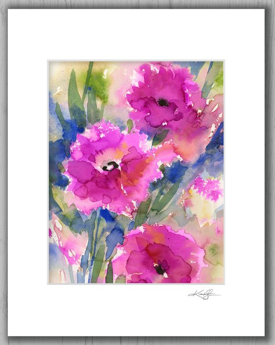 Floral Enchantment 27 - Flower Painting  by Kathy Morton Stanion