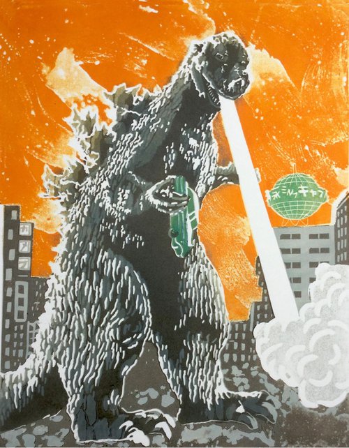 Godzilla by Drusilla  Cole