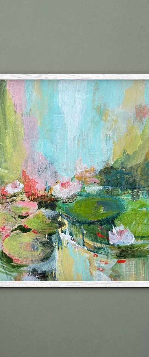Pond and light 1 by Ayse McGowan