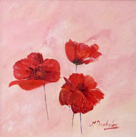 Poppy Trio  - FREE FRAME