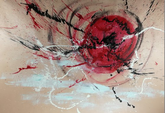 large abstract painting 120x80 cm-large wall art-title-c463