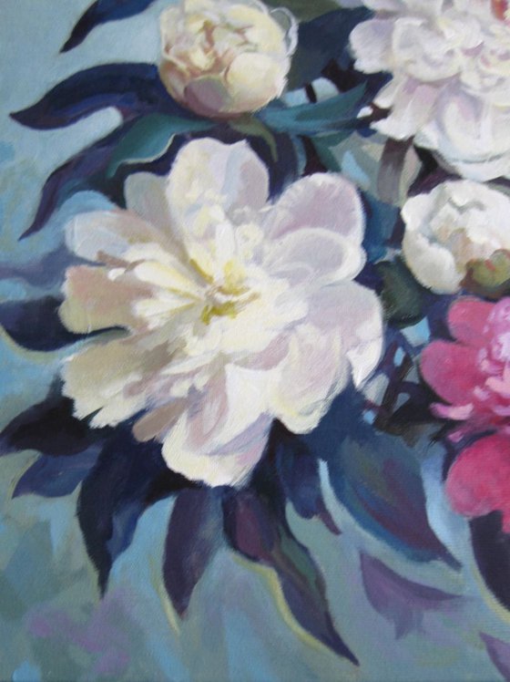 Peonies - floral art