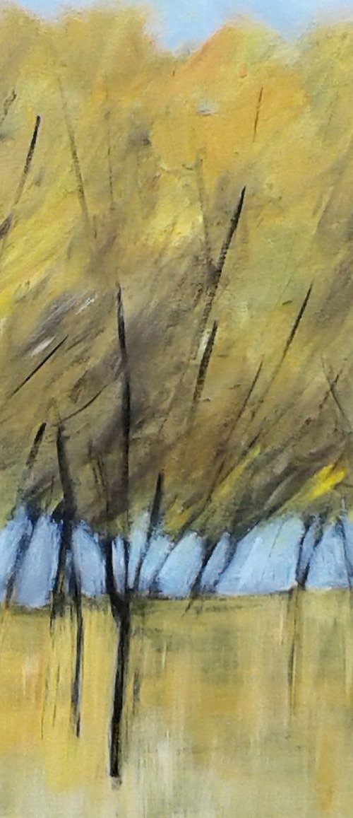 Windswept Trees by Jan Rippingham