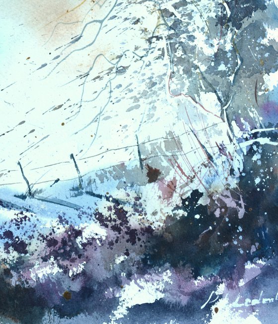 To the light -watercolor