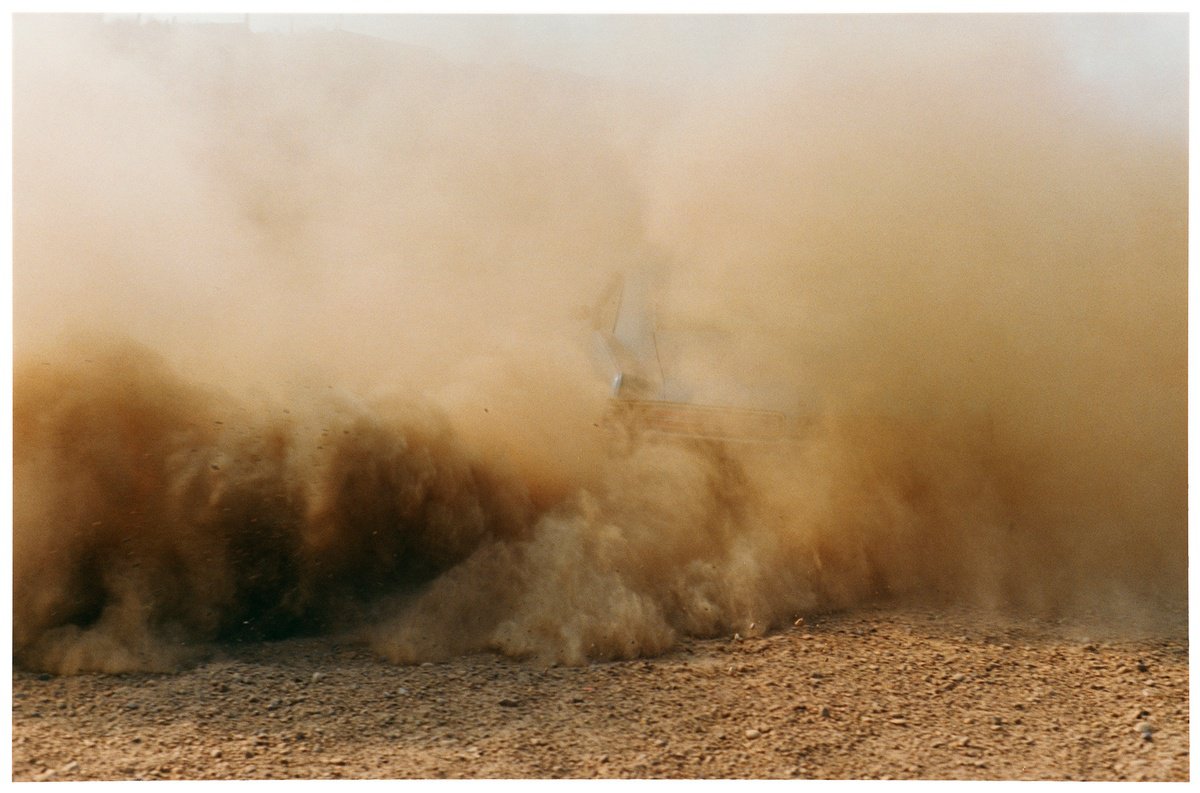 Landscape Photograph By Richard Heeps, 43 X 32", Buick In The Dust Iv, Hemsby, Norfolk, Original Artwork