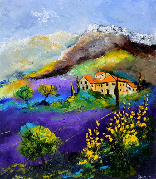Lavender in Provence 7823 by Pol Henry Ledent