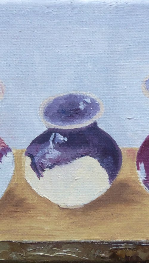 Three Small Vases by Maddalena Pacini