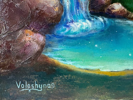 Birth of night (90x70cm)