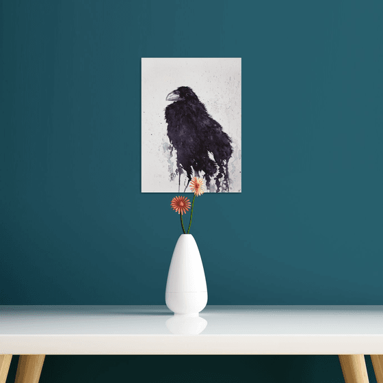 RAVEN V  /  ORIGINAL PAINTING