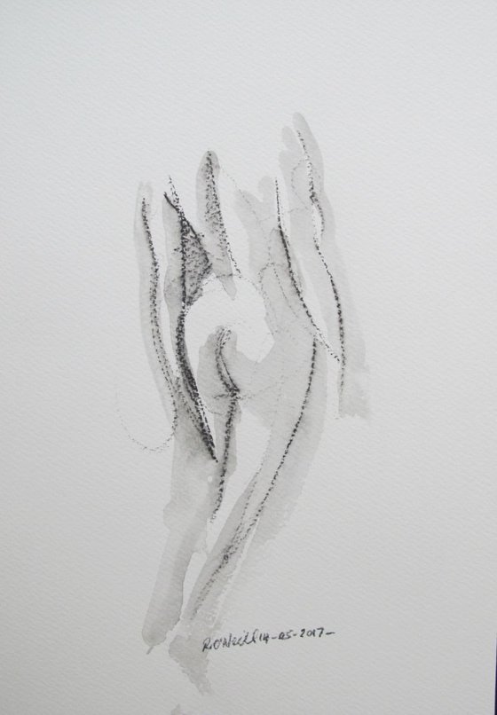 standing female nude