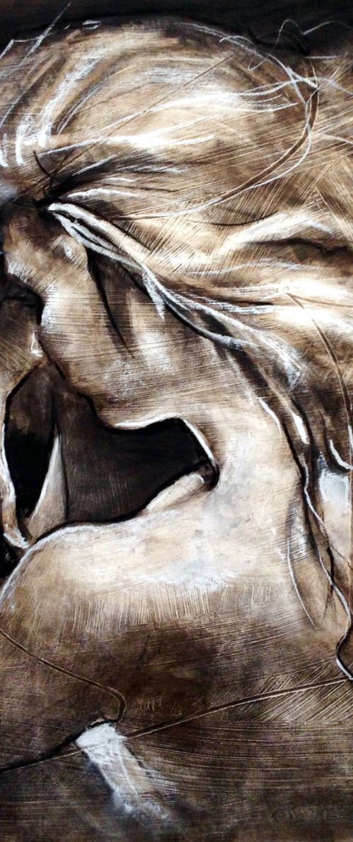 Crouching Nude by Anthony Barrow BA(Hons) Fine Art