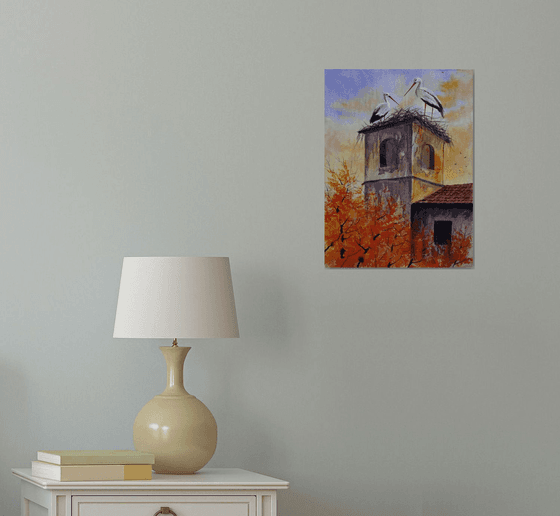 The storks have arrived