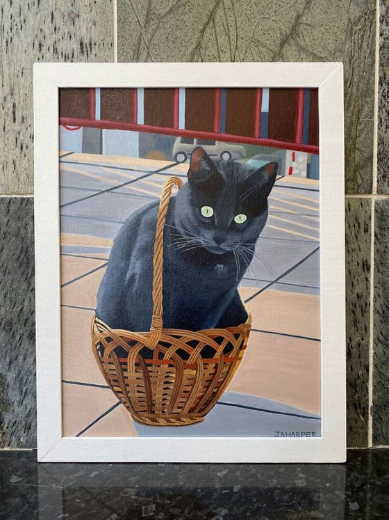 Cat in a Basket