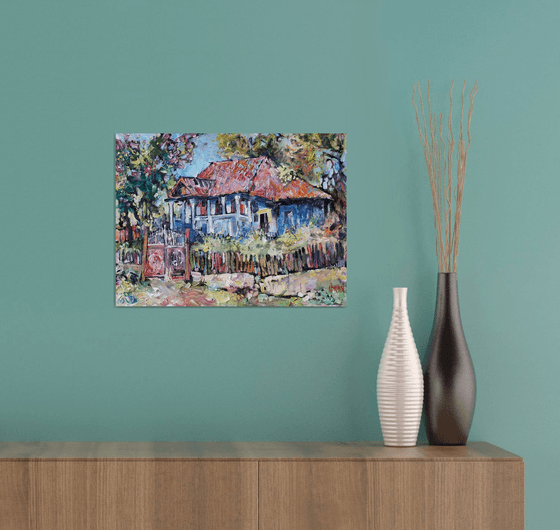 A Village House and Spring
