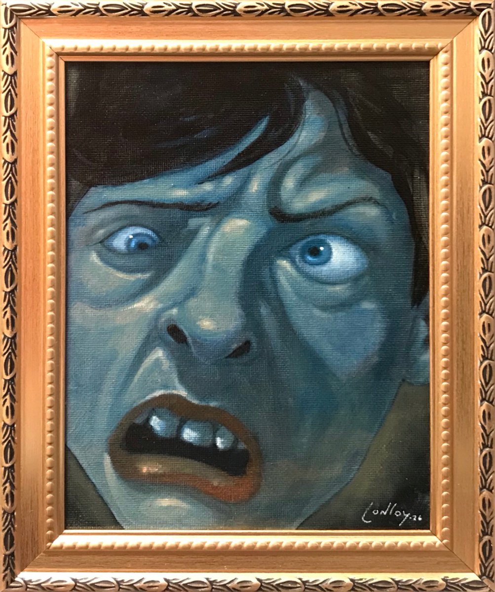 Expressive Oil Painting , Nightmare Fuel By Pete Conroy, 8 X 10, Artwork For Sale On Artfinder