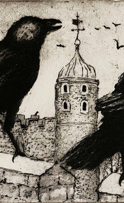 Ravens at the Tower by Tim Southall