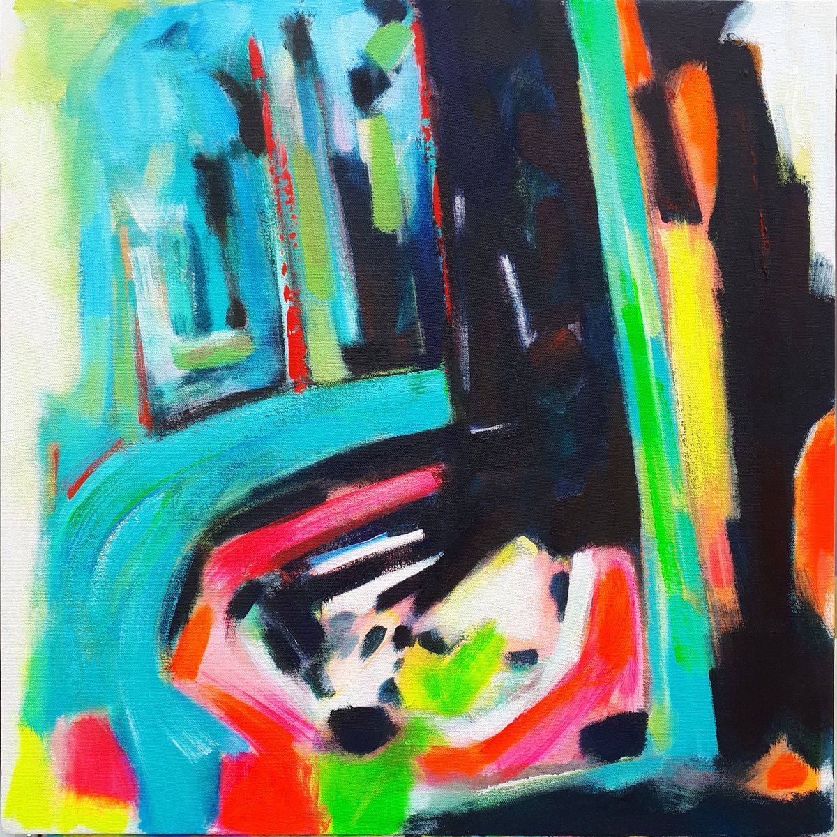 Park Walk 1 By Frank Barnes, 20 X 20, Artwork For Sale On Artfinder