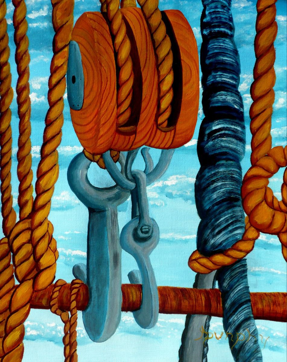 Block and Tackle by Dunphy Fine Art