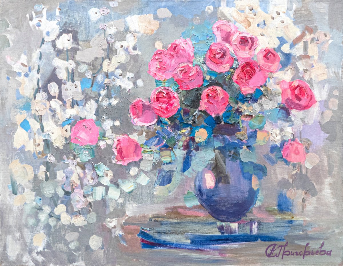 Roses. Spring tenderness by Anastasiia Grygorieva