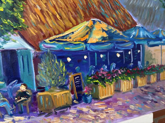 Dutch Village Cafe Terrace in Dalen